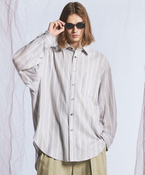 【26AW PRE-ORDER】【イタリアンデッドストックファブリック】プライムオーバーレギュラーカラーシャツコート