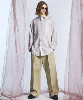 【26AW PRE-ORDER】【イタリアンデッドストックファブリック】プライムオーバーレギュラーカラーシャツコート