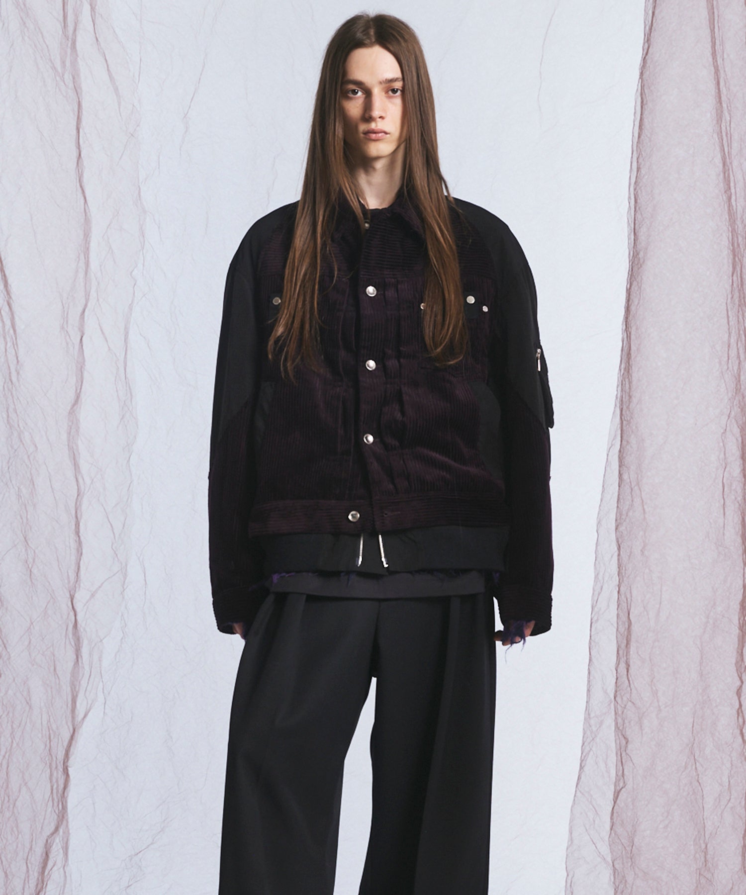 【26AW PRE-ORDER】コーデュロイドッキングプライムオーバーレイヤリングトラッカージャケット