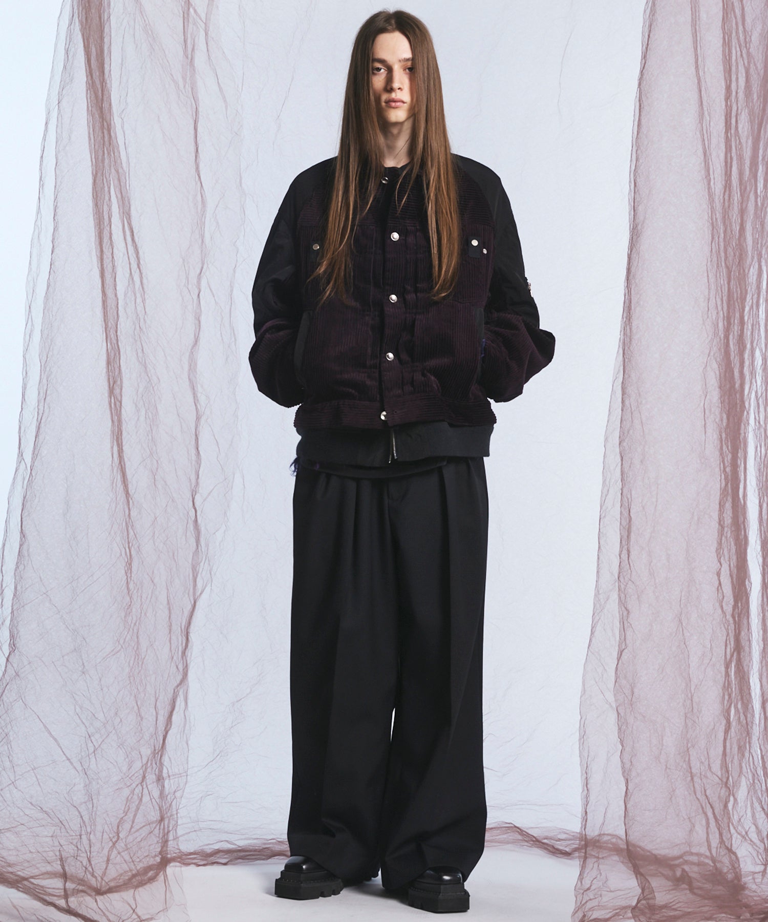 【26AW PRE-ORDER】コーデュロイドッキングプライムオーバーレイヤリングトラッカージャケット