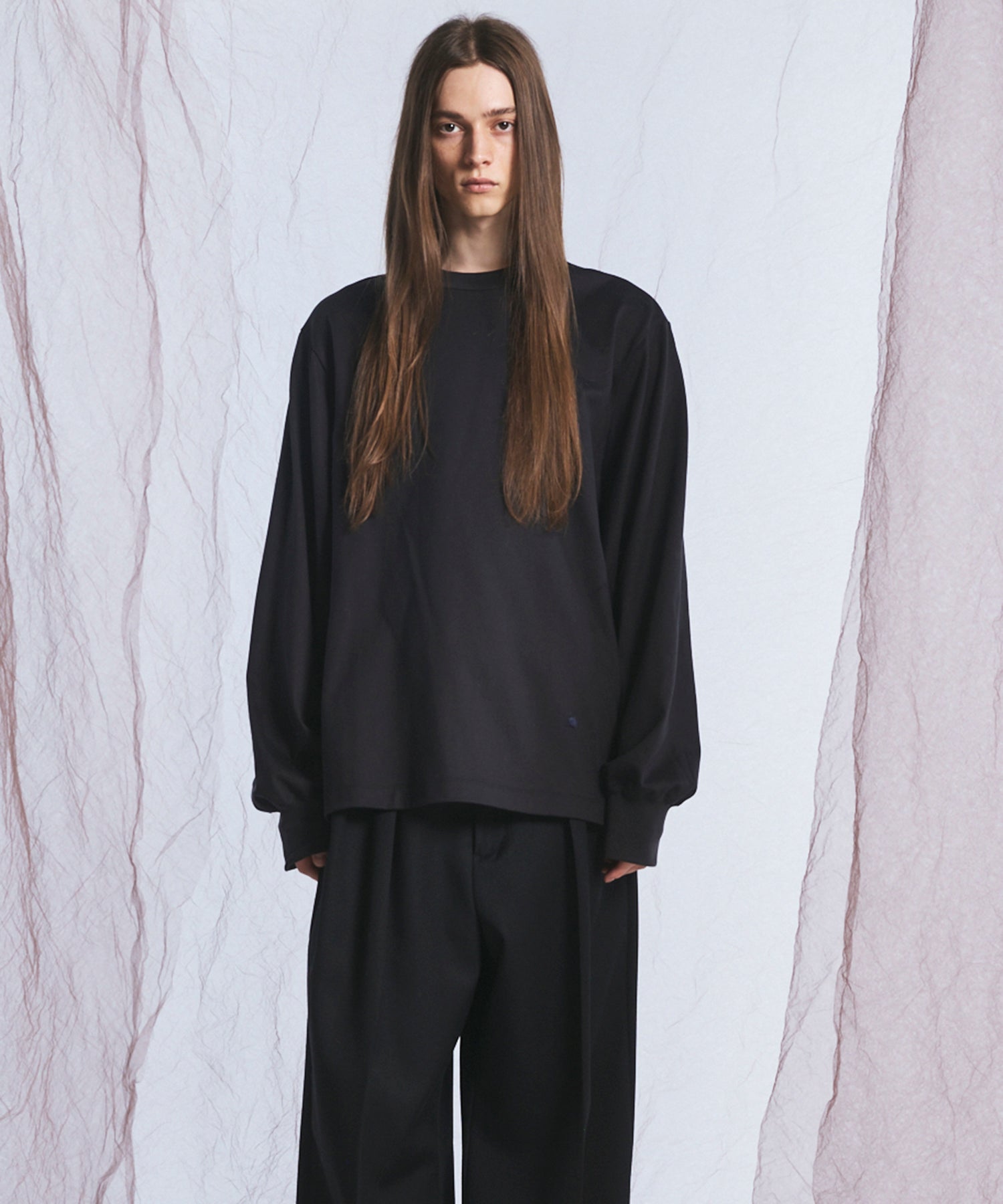 【26AW PRE-ORDER】Silky Heavy-weight Single Jersey Prime-Over Long-sleeved T-shirt