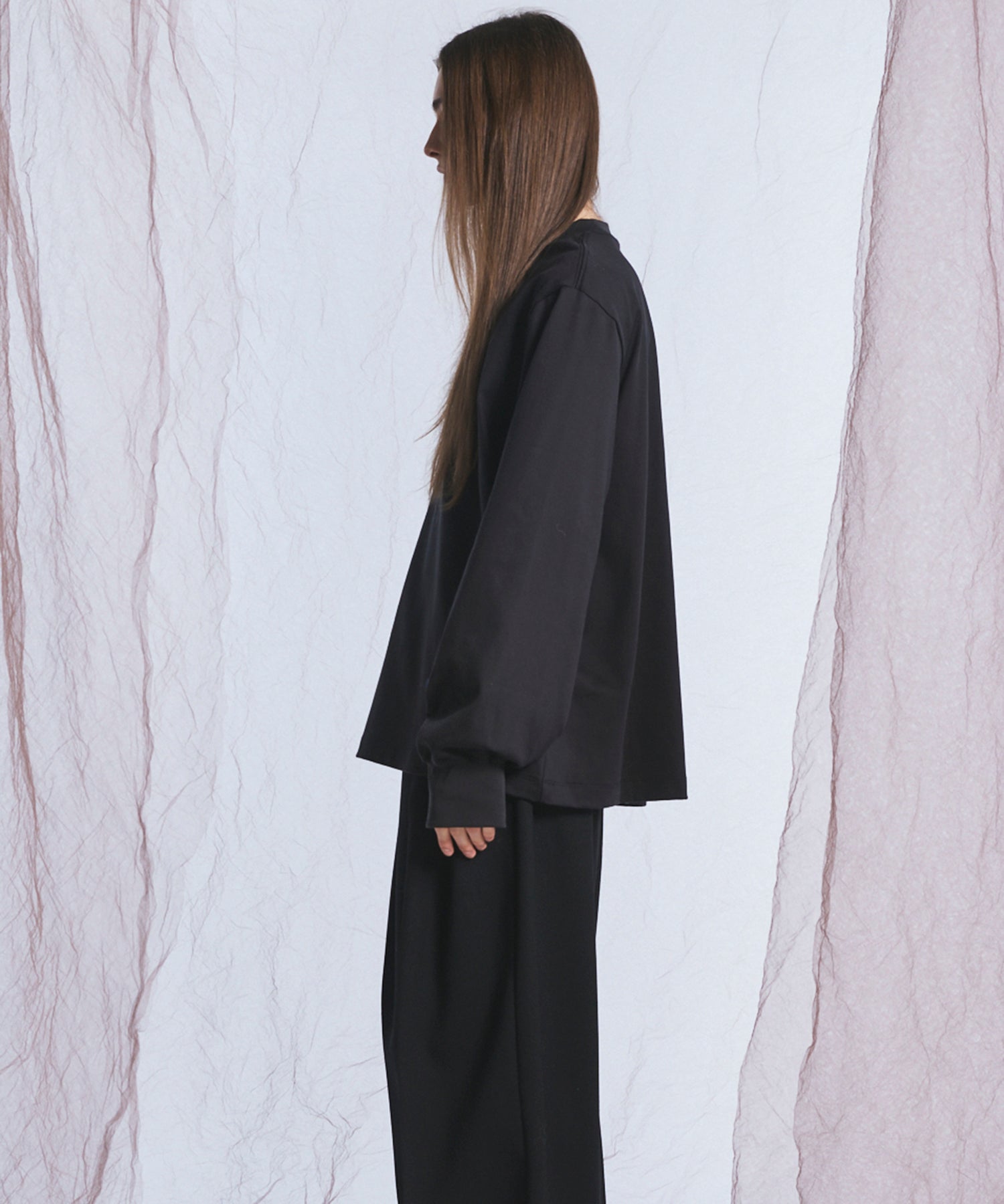 【26AW PRE-ORDER】Silky Heavy-weight Single Jersey Prime-Over Long-sleeved T-shirt
