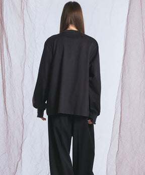 【26AW PRE-ORDER】Silky Heavy-weight Single Jersey Prime-Over Long-sleeved T-shirt