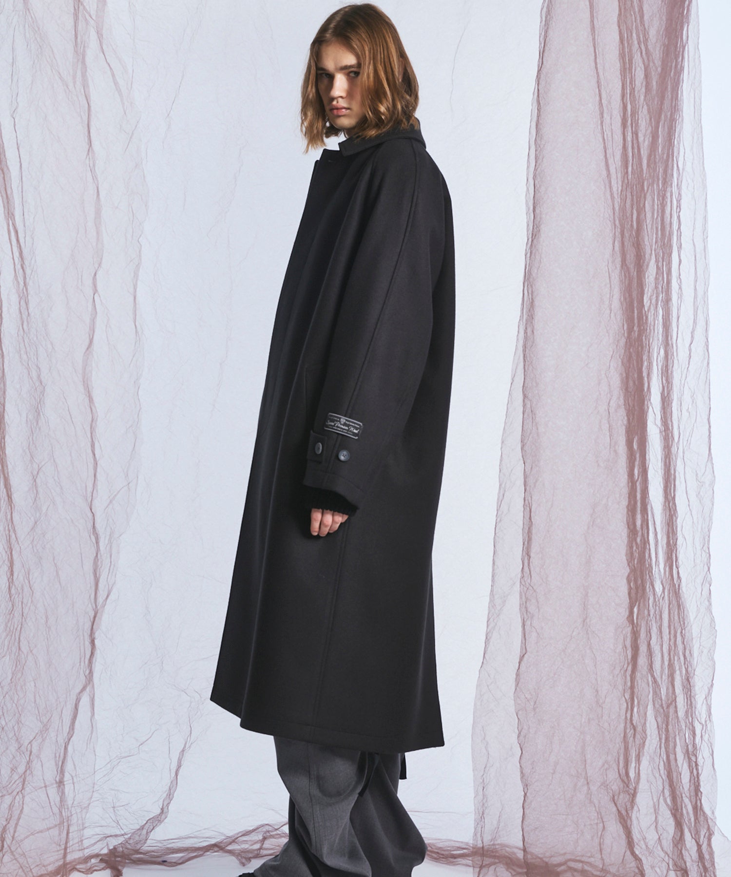 【26AW PRE-ORDER】Super140'sプライムオーバーメルトンバルマカンコート