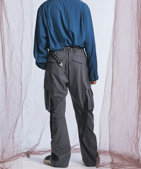 [26AW PRE-ORDER] Banana Curve Silhouette Prime-Wide Cargo Trousers