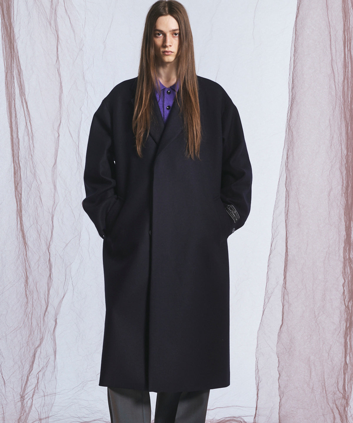 【26AW PRE-ORDER】Super140'sプライムオーバーメルトンチェスターコート