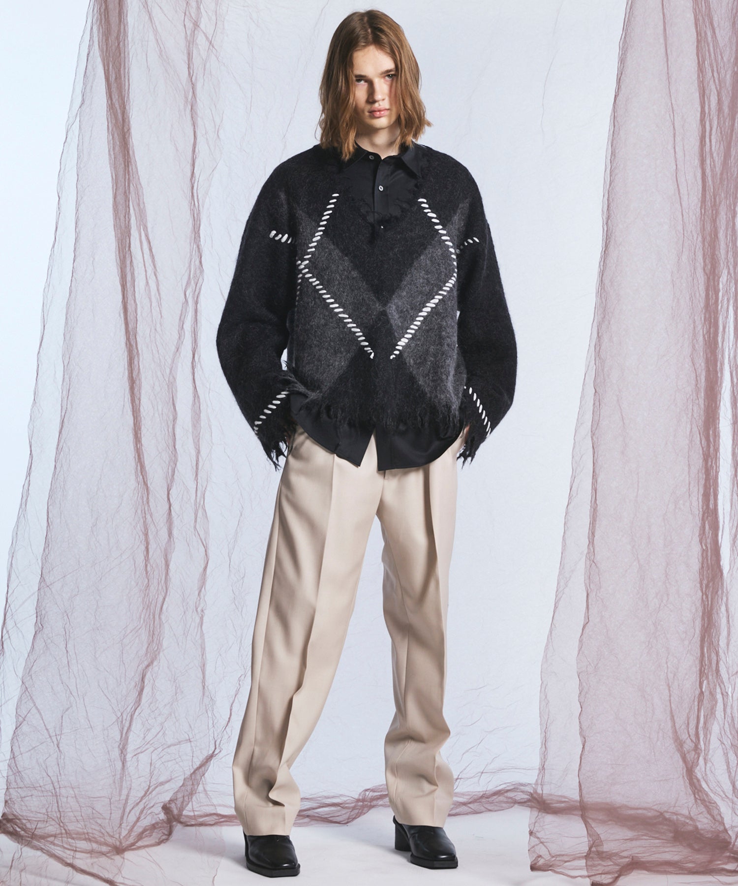【26AW PRE-ORDER】【Ermenegildo Zegna Fabric】Prime-Over Regular Collar Shirt