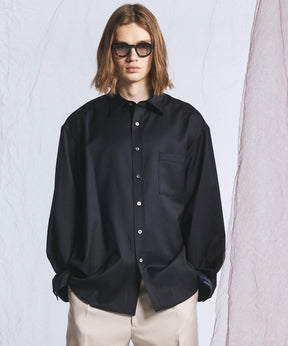 【26AW PRE-ORDER】【Ermenegildo Zegna Fabric】Prime-Over Regular Collar Shirt