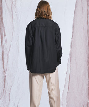 【26AW PRE-ORDER】【Ermenegildo Zegna Fabric】Prime-Over Regular Collar Shirt