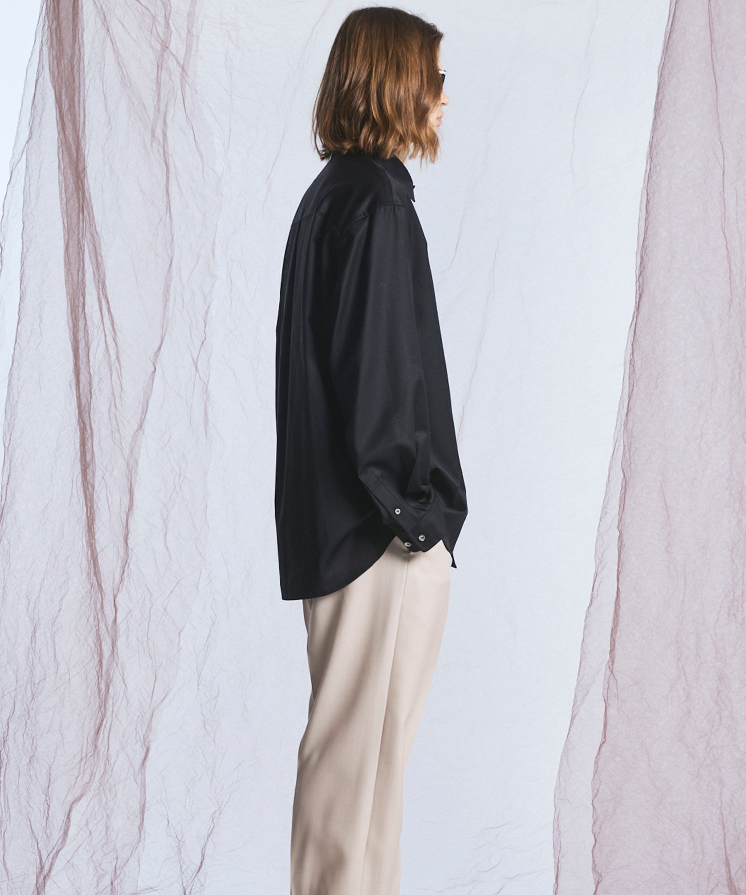 【26AW PRE-ORDER】【Ermenegildo Zegna Fabric】Prime-Over Regular Collar Shirt