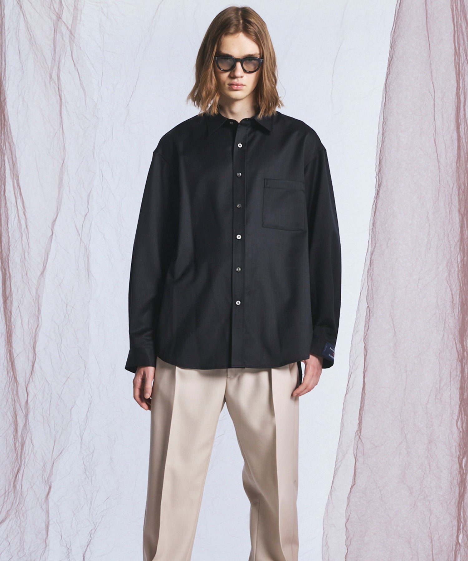【26AW PRE-ORDER】【Ermenegildo Zegna Fabric】Prime-Over Regular Collar Shirt