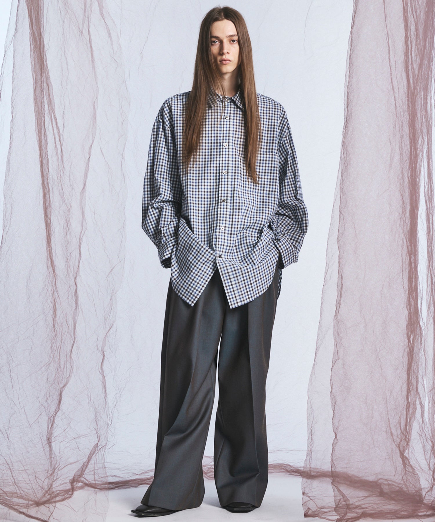 【26AW PRE-ORDER】【イタリアンデッドストックファブリック】プライムオーバーレギュラーカラーシャツコート
