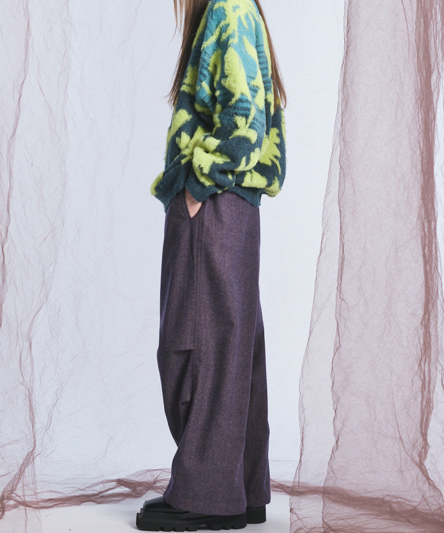 【26AW PRE-ORDER】【Italian Dead Stock Fabric】プライムワイドリラックススノーパンツ