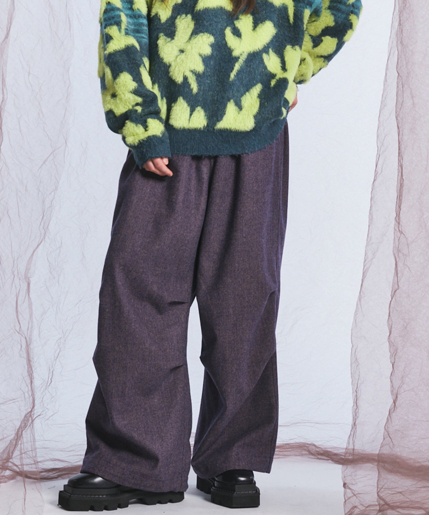 【26AW PRE-ORDER】【Italian Dead Stock Fabric】プライムワイドリラックススノーパンツ