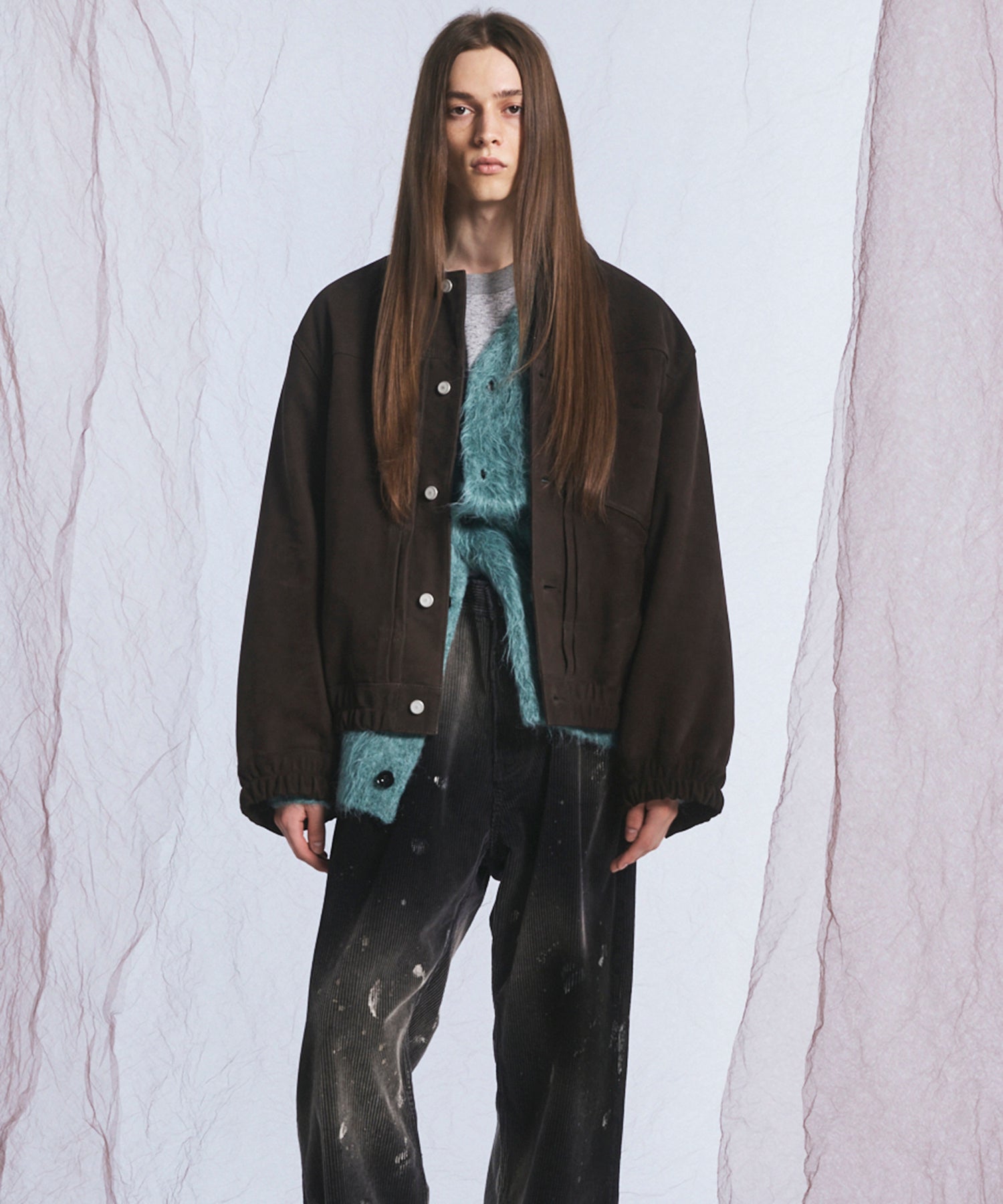 Dress-Fit Sheep Leather Double Rider Jacket
