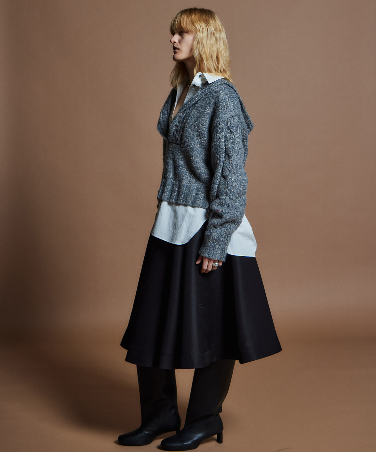 【26WINTER PRE-ORDER】Volume Midi Skirt