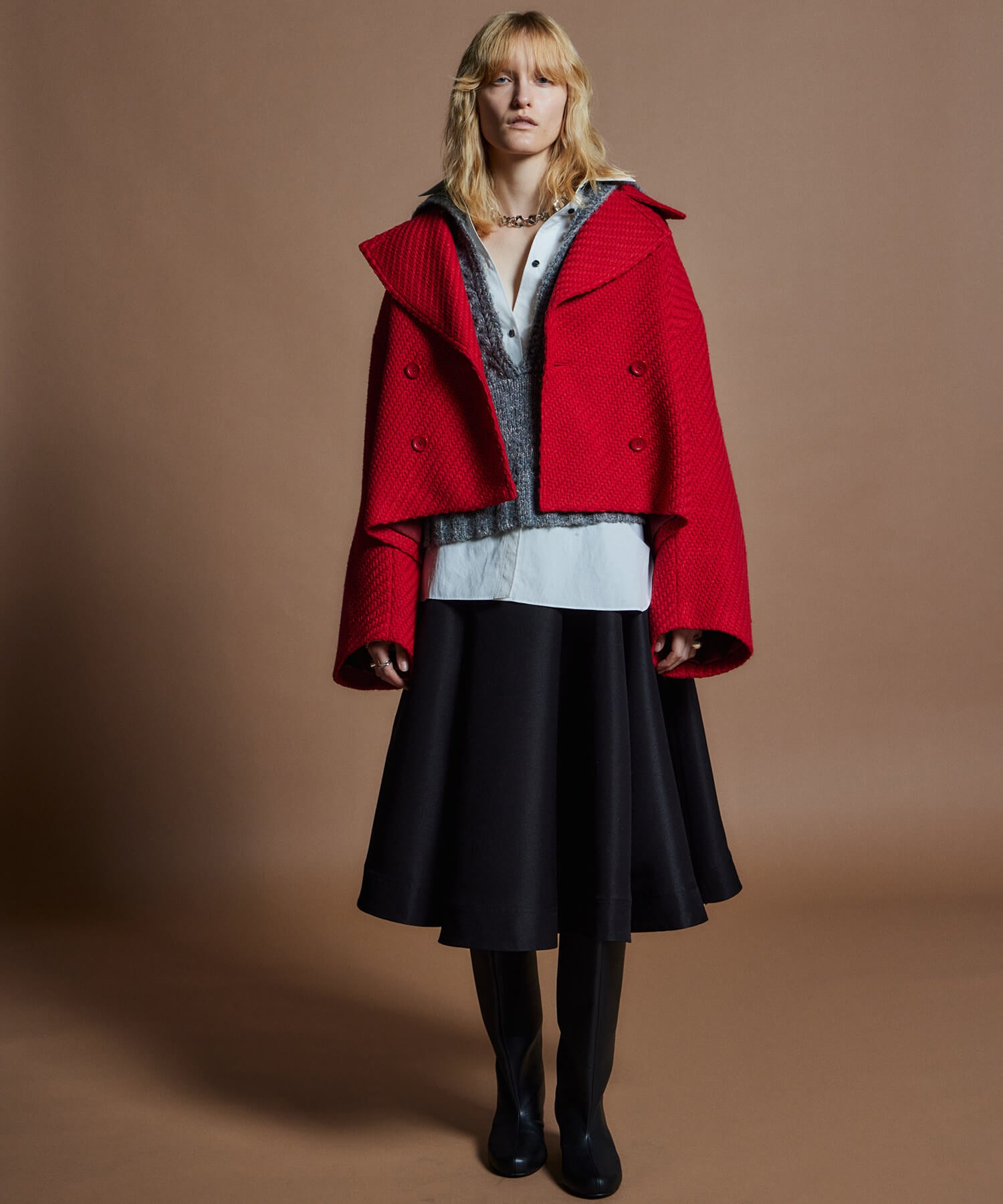 【26WINTER PRE-ORDER】Volume Midi Skirt