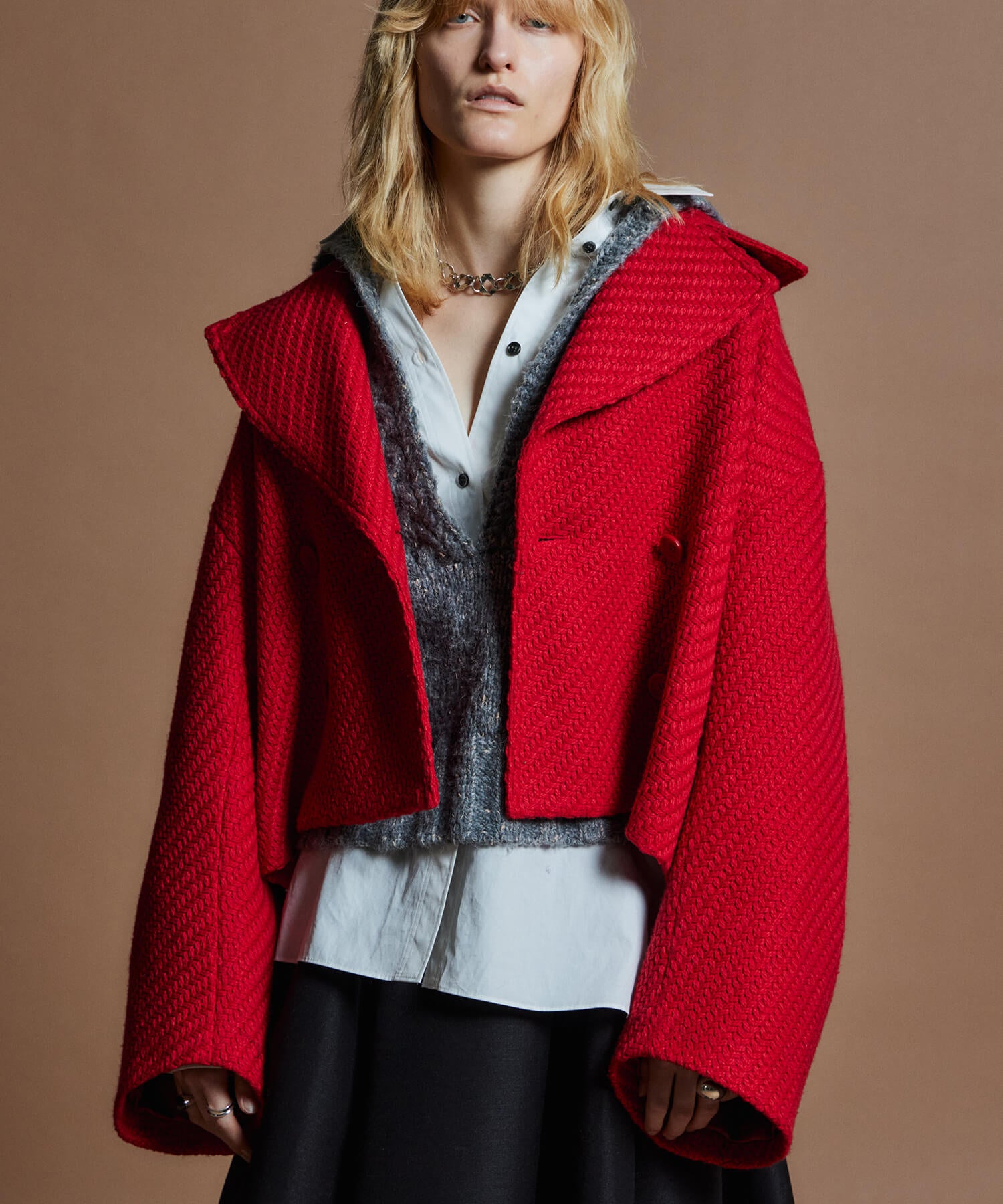 【26WINTER COLLECTION】Short Pea Coat