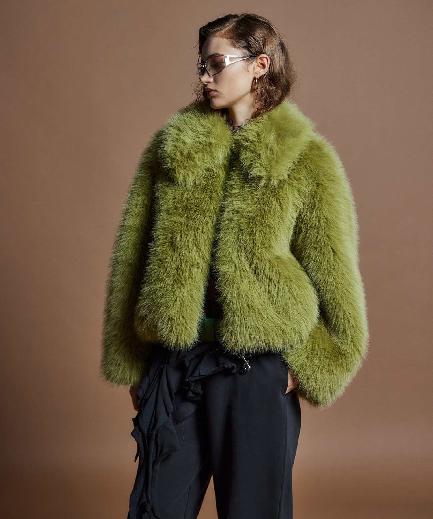 【26WINTER COLLECTION】Volume Collar Fur Coat