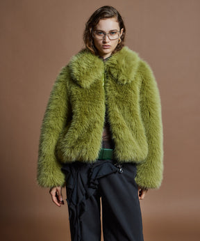 【26WINTER COLLECTION】Volume Collar Fur Coat