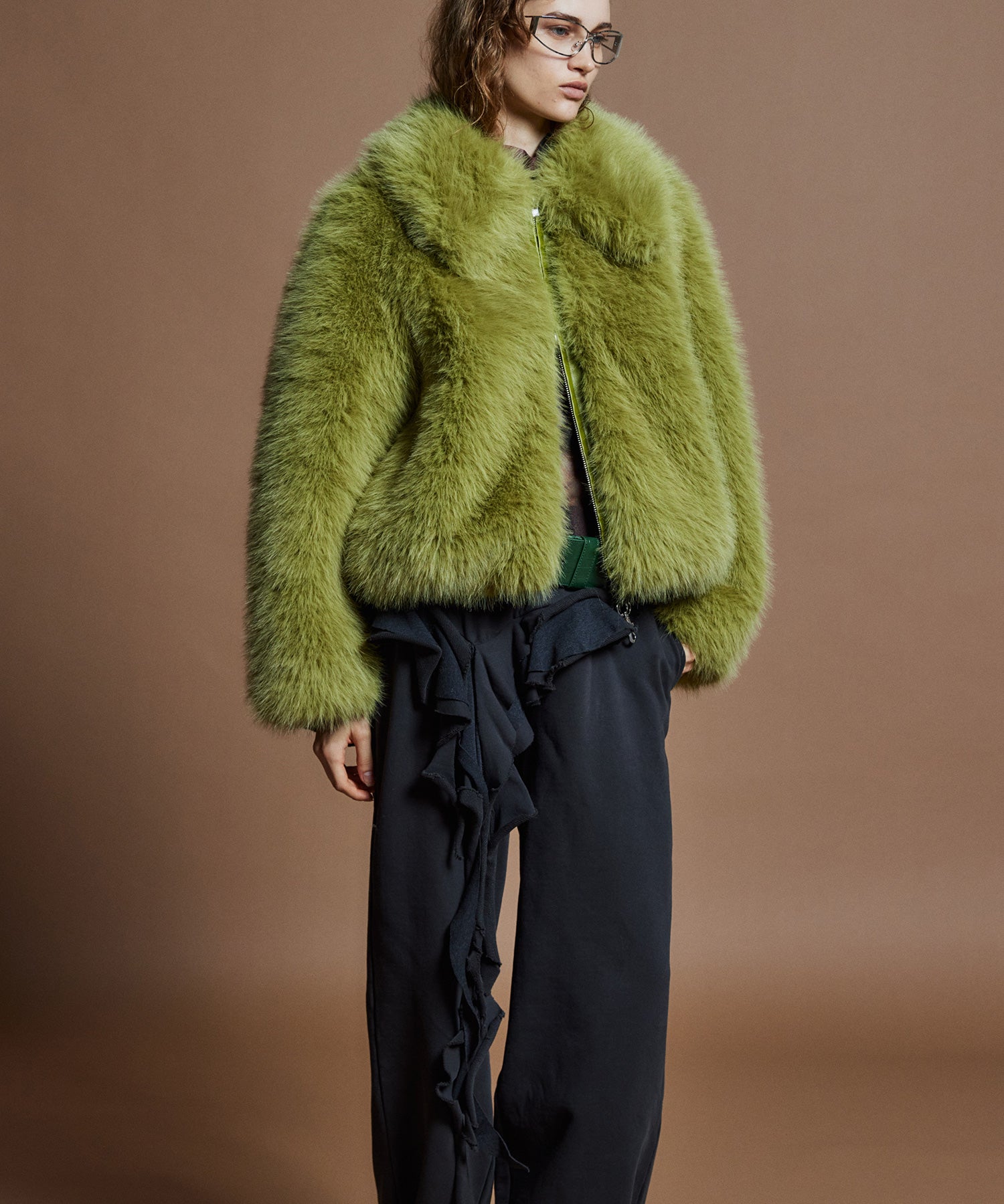 【26WINTER COLLECTION】Volume Collar Fur Coat