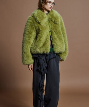 【26WINTER COLLECTION】Volume Collar Fur Coat