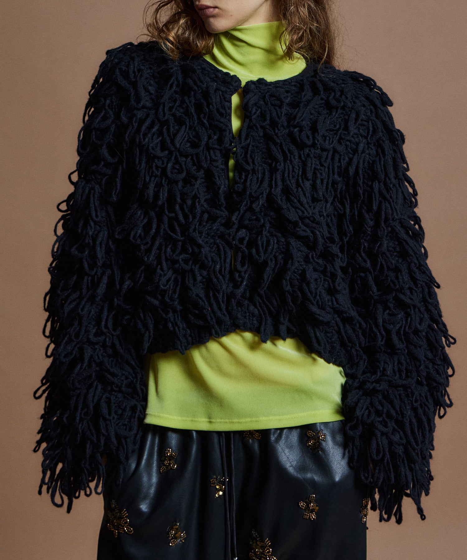 【26WINTER PRE-ORDER】Hand-Loop Knit Blouson