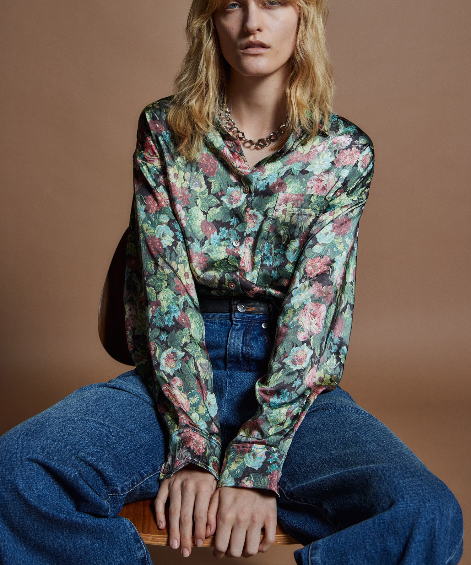 【26WINTER COLLECTION】Gobelin Floral Print Shirt