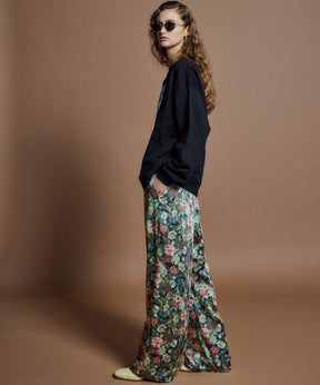 【26WINTER PRE-ORDER】Gobelin Floral Print Easy Pants