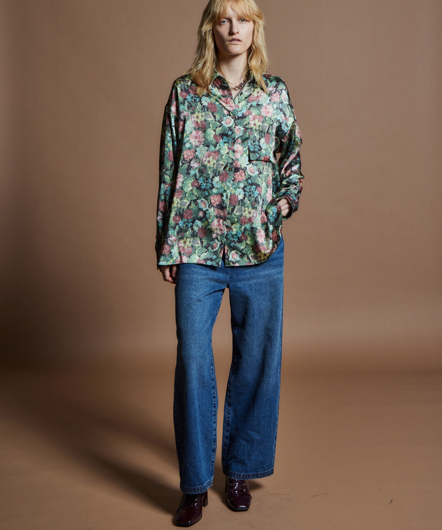 【26WINTER COLLECTION】Gobelin Floral Print Shirt