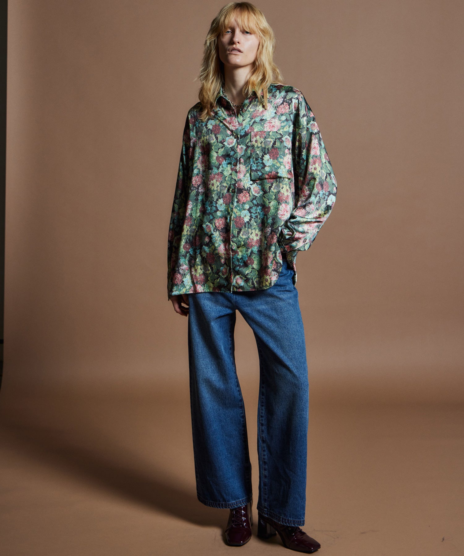 【26WINTER COLLECTION】Gobelin Floral Print Shirt