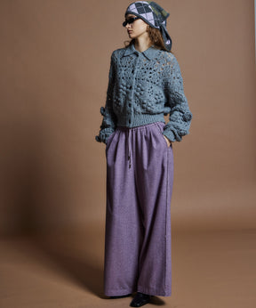【26WINTER PRE-ORDER】Floral Mesh Cardigan