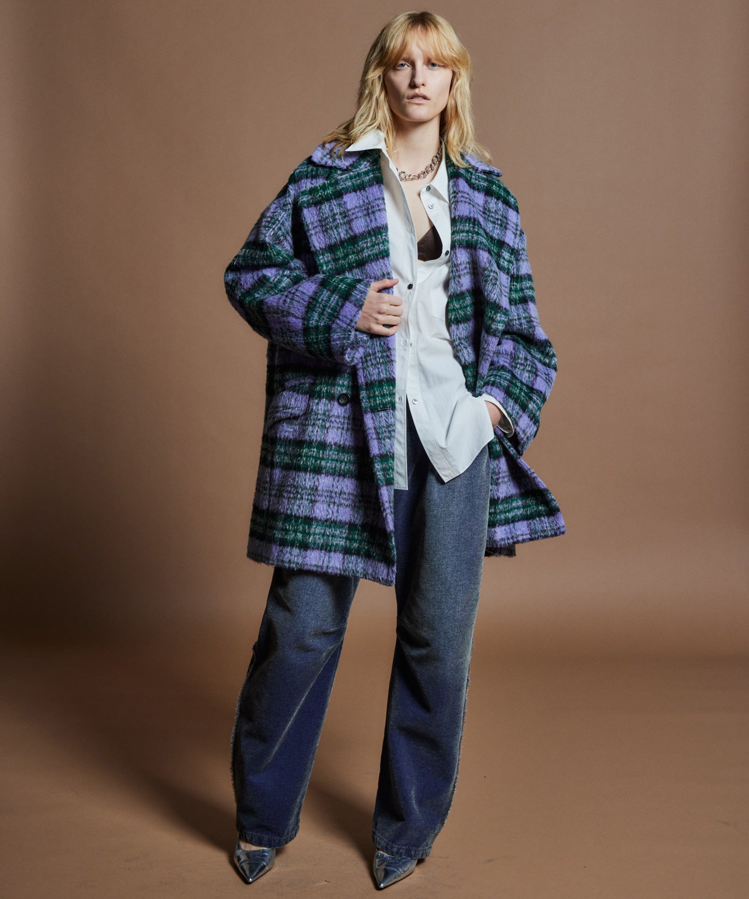 【26WINTER COLLECTION】Mohair Shaggy Coat