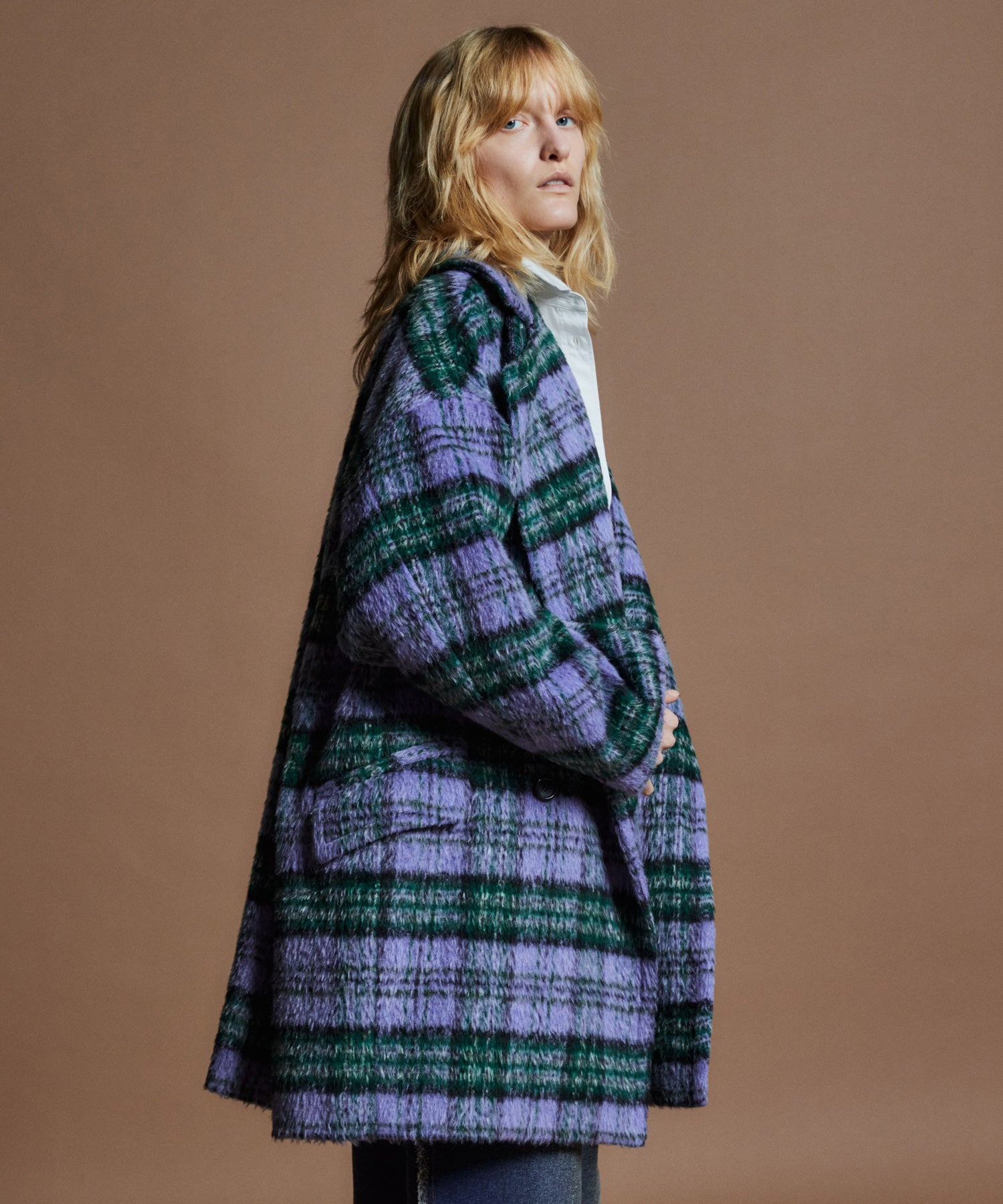 【26WINTER COLLECTION】Mohair Shaggy Coat