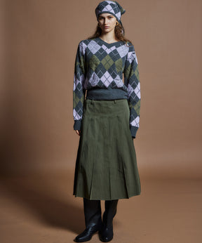 【26WINTER PRE-ORDER】Double-Waist Pleated Skirt