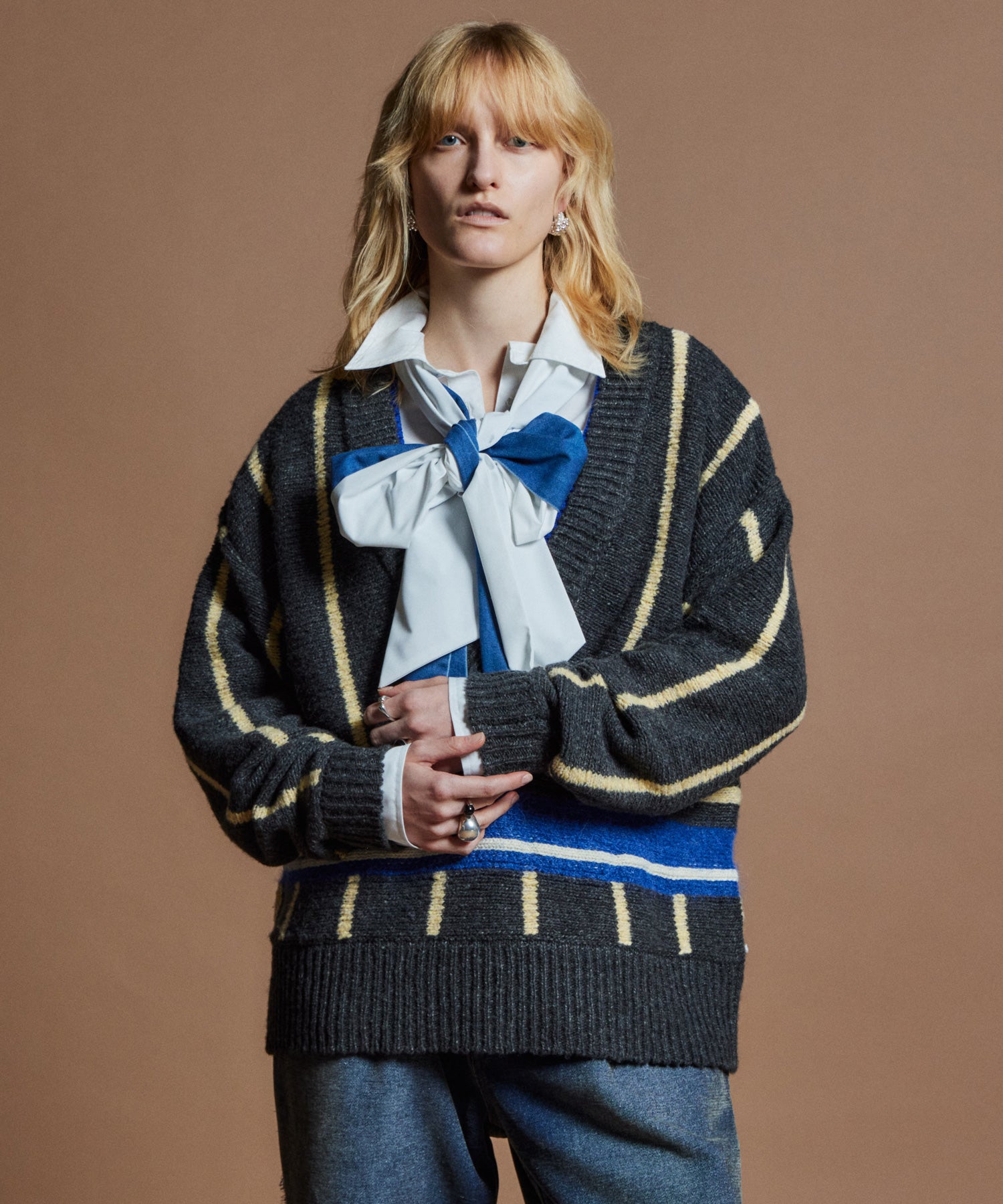 【26WINTER PRE-ORDER】Stripe Cricket Knit