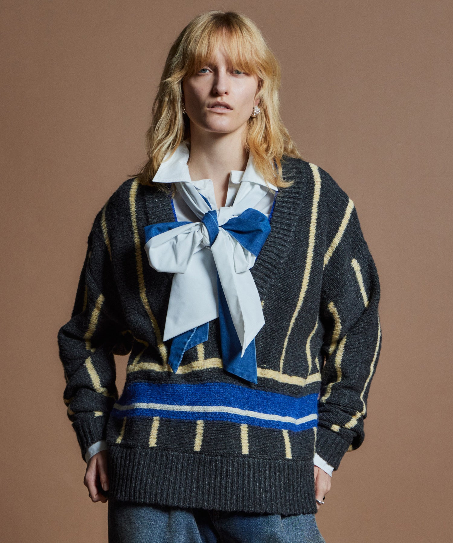 【26WINTER PRE-ORDER】Stripe Cricket Knit