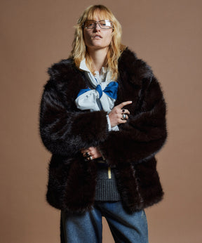 【26WINTER COLLECTION】Mid-Length Volume Fur Coat