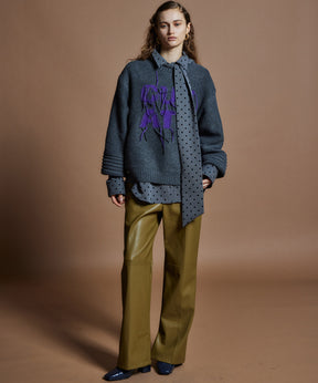 【26WINTER PRE-ORDER】CURATE Intarsia Knit Top