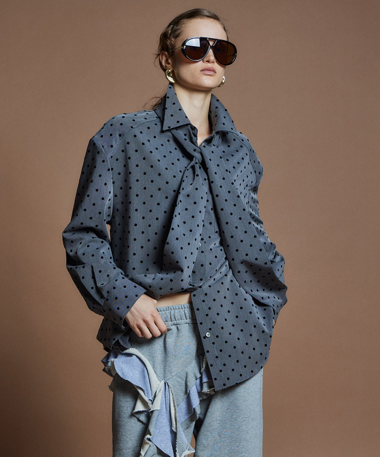 【26WINTER COLLECTION】2WAY Bow-Tie Shirt