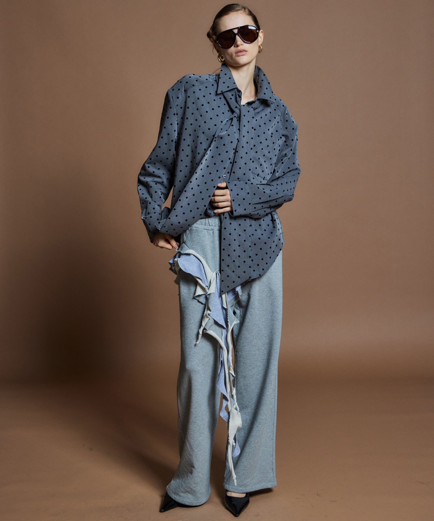 【26WINTER PRE-ORDER】Drop Frill Sweatpants