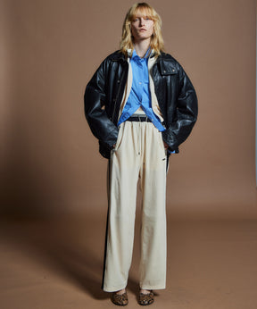 【26WINTER PRE-ORDER】Side Line Velour Jersey Pants
