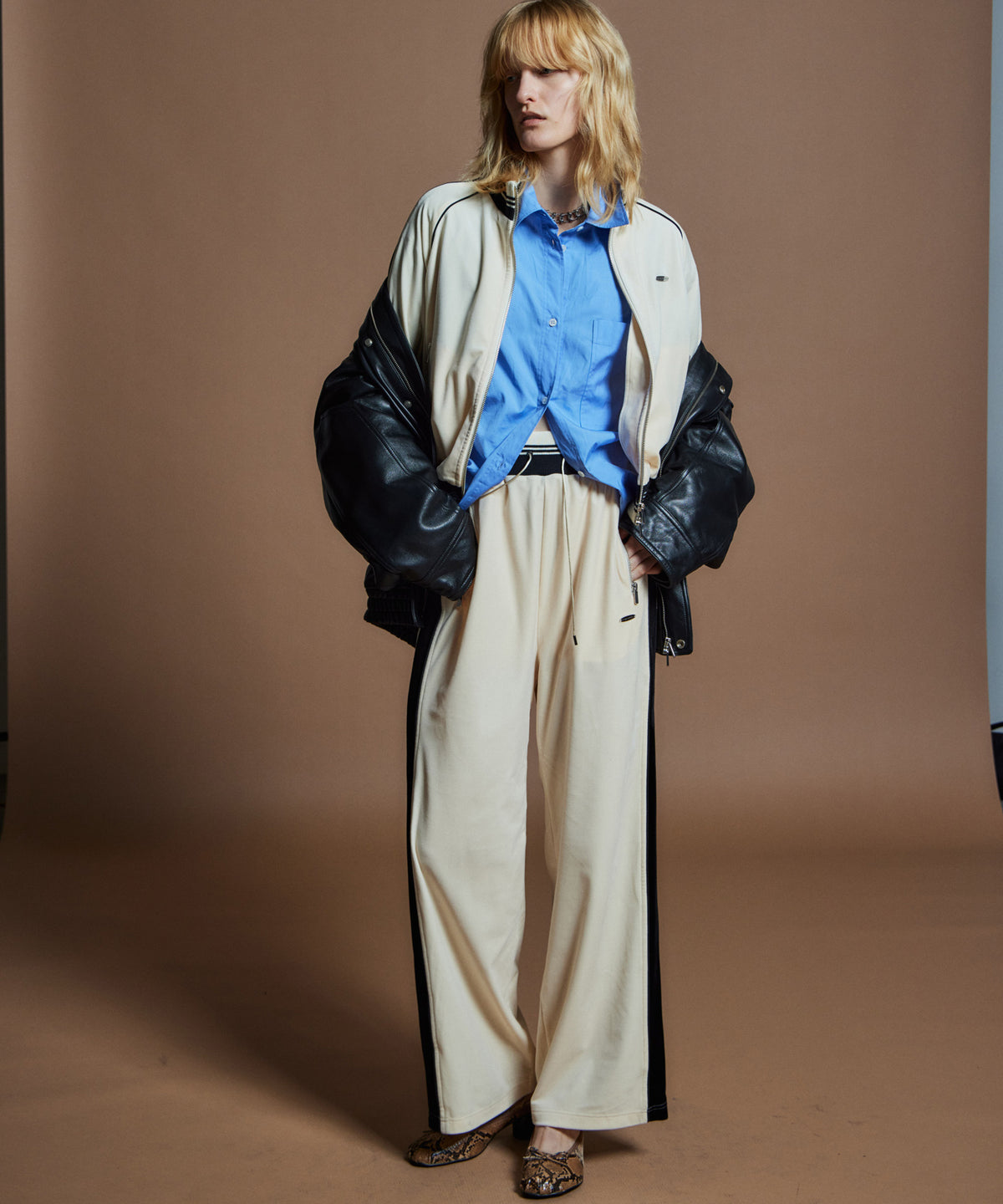 【26WINTER PRE-ORDER】Side Line Velour Jersey Pants
