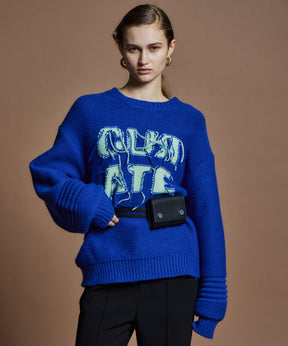 【26WINTER PRE-ORDER】CURATE Intarsia Knit Top