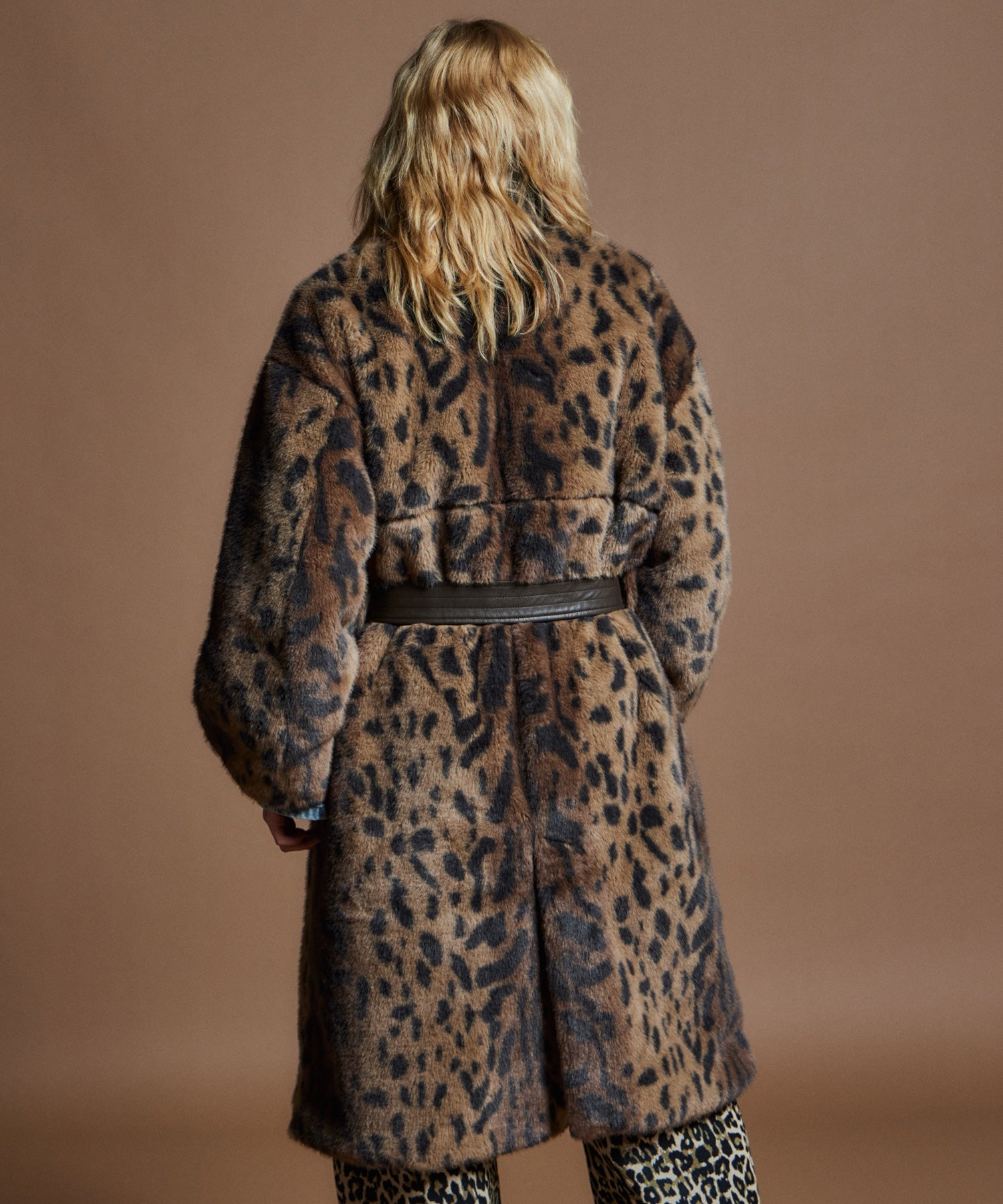 [26WINTER COLLECTION] 多种面料长款蟒蛇大衣