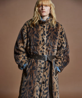 [26WINTER COLLECTION] 多种面料长款蟒蛇大衣
