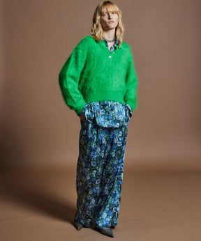 【26WINTER PRE-ORDER】Gobelin Floral Print Easy Pants