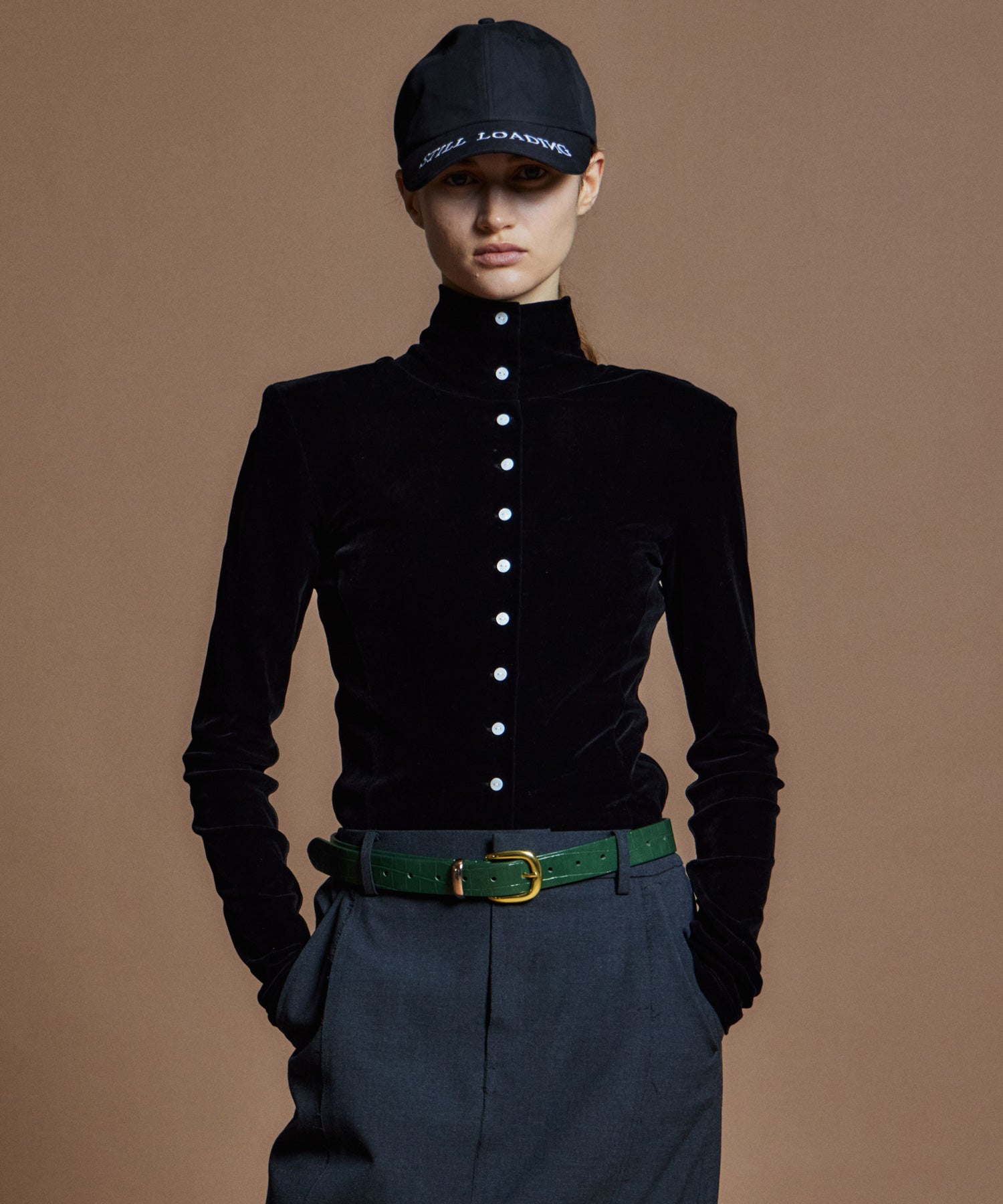 【26WINTER COLLECTION】2WAY Velour Top