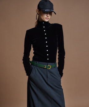 【26WINTER COLLECTION】2WAY Velour Top