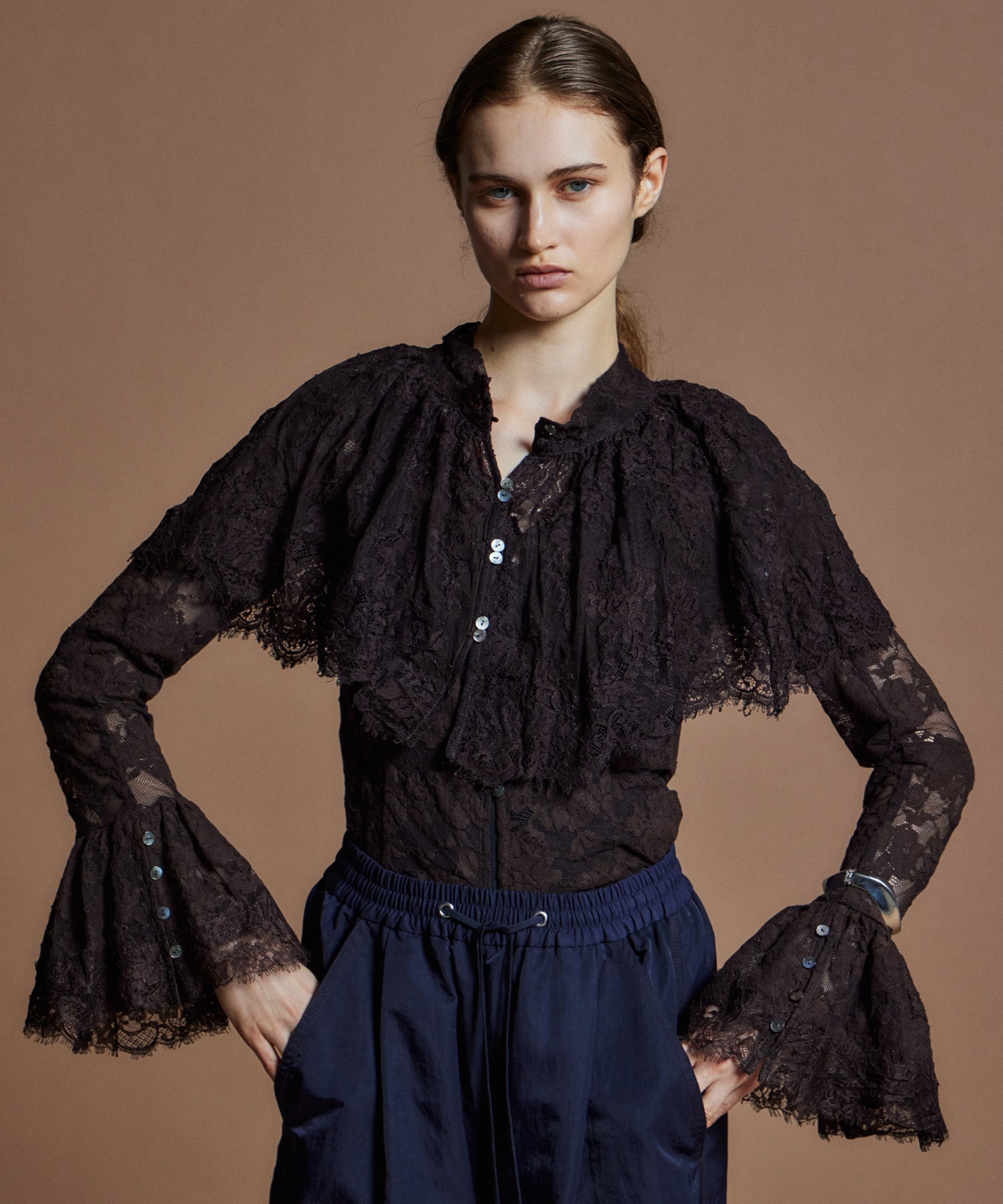 【26WINTER PRE-ORDER】Bolero Set Lace Cardigan
